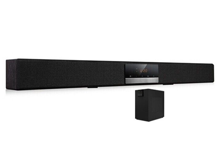 Bluetooth 3D Surround TV Sound Bar with Unique 2.2 Stereo Enhancement System + 5.25" Subwoofer