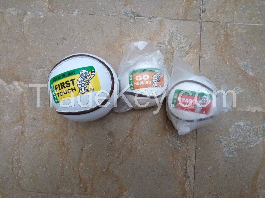 Hurling ball GAA game smart first and quick touch all colors customized stamps and hand stitching