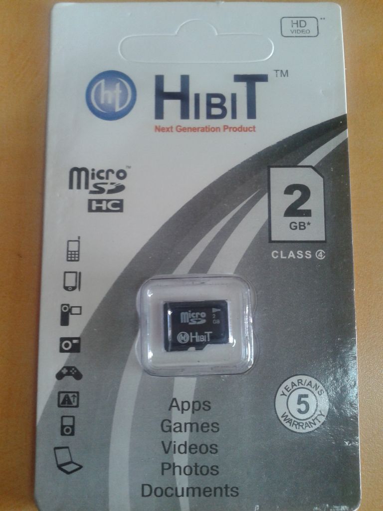 2GB HIBIT Micro SD Cards