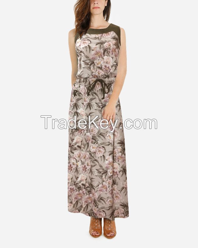Floral Rolita Maxi Printed Dress