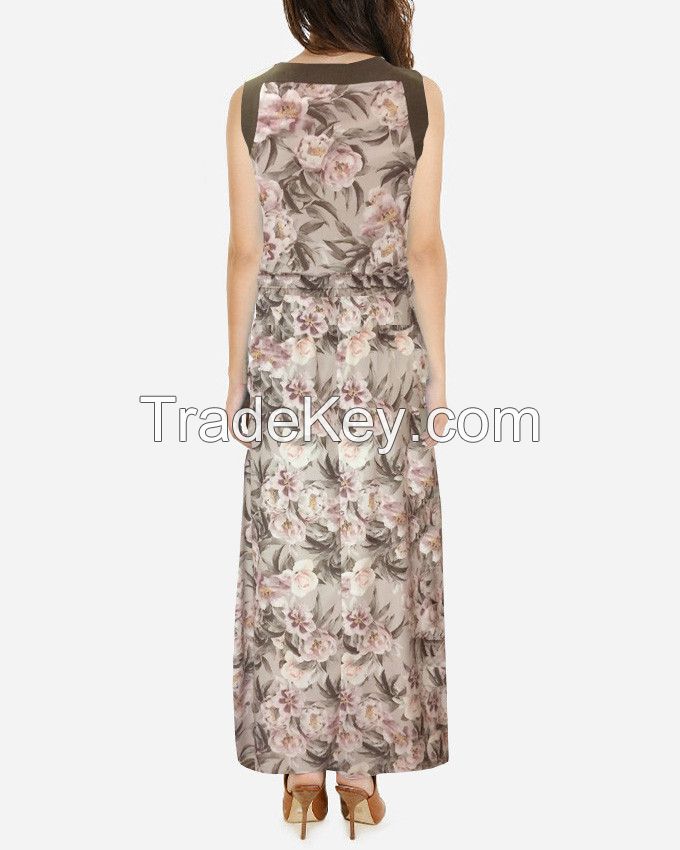 Floral Rolita Maxi Printed Dress