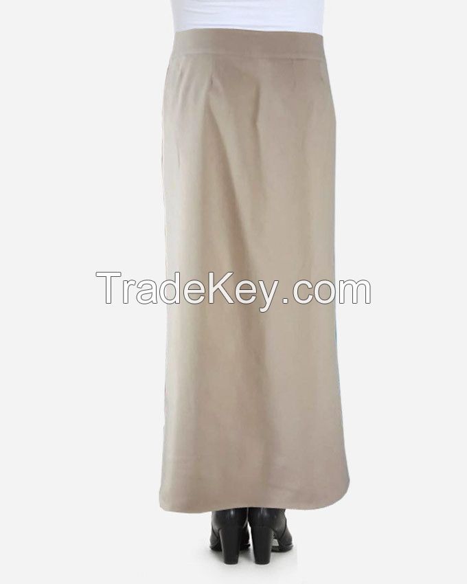 S16SK404-Lower Angel Print Maxi Skirt