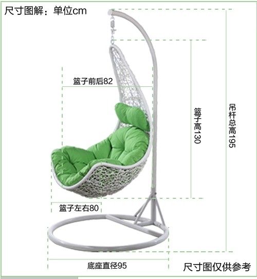 single Swing Basket Hanging Chair Cradle Outdoor Indoor Hanging Basket Fashion Furniture Hammock
