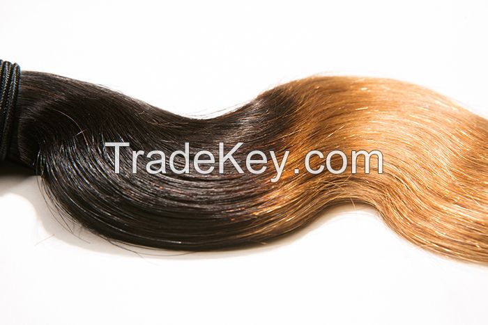 Ombre Color 6A Brazilian Virgin Hair Weaves 4Pcs/Lot Bundles 