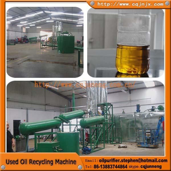 2014 New design JNC china oil recycling to diesel oil 