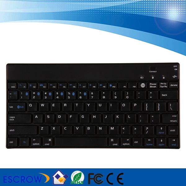 Hot sale ultra slim Bluetooth keyboard for ipad&laptop