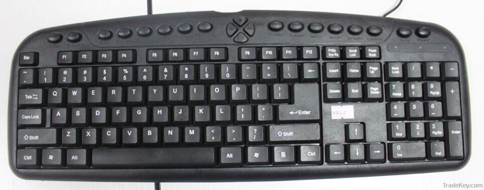 Sell multimedia keyboard with different color