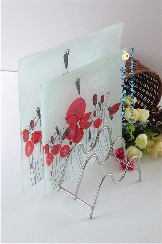 12inch x 12inch tempered glass plate