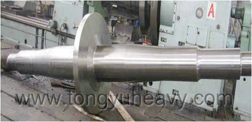 Industrial blower shaft