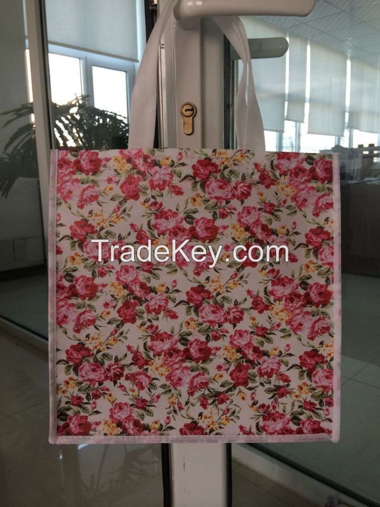 customer eco-friendly reusable non woven lamination bag