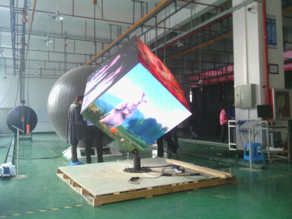 led cube display 
