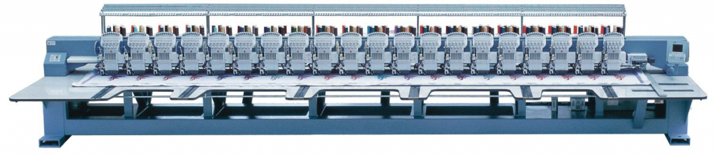 flat embroidery machine With single sequin device