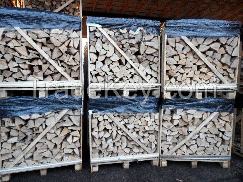 Firewood 1m3-2m3, Firewood bags, briquettes, pellets