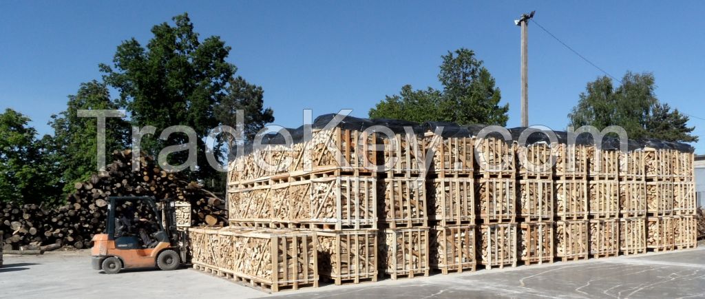 Firewood 1m3-2m3, Firewood bags, briquettes, pellets