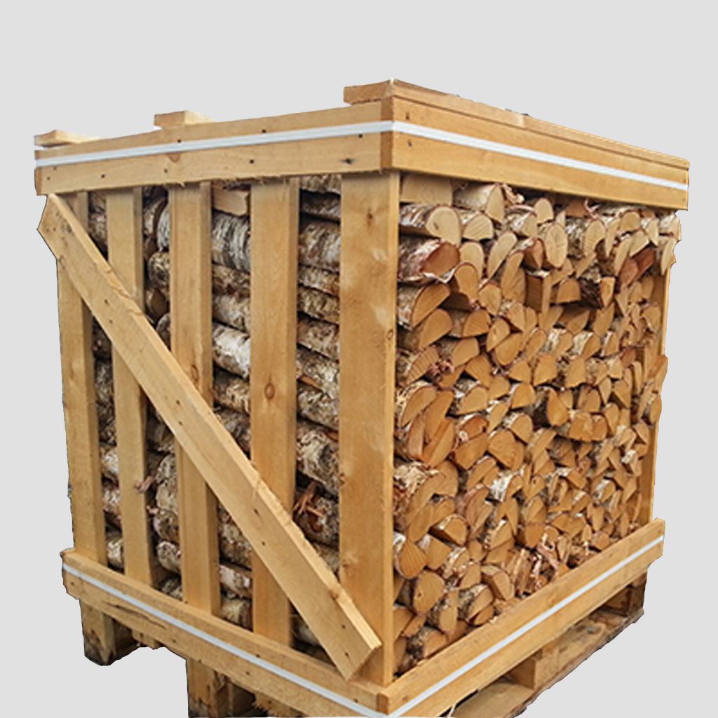 Firewood kiln dried logs, 1.0-2.0 crates and bags