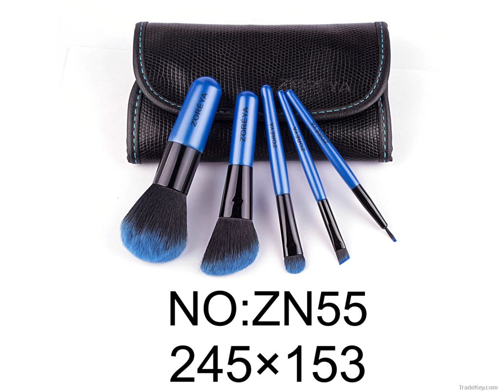 short handle makeup brush sets