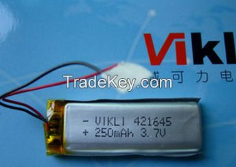 Lithium polymer battery ,rechargeable battery for portable electric products