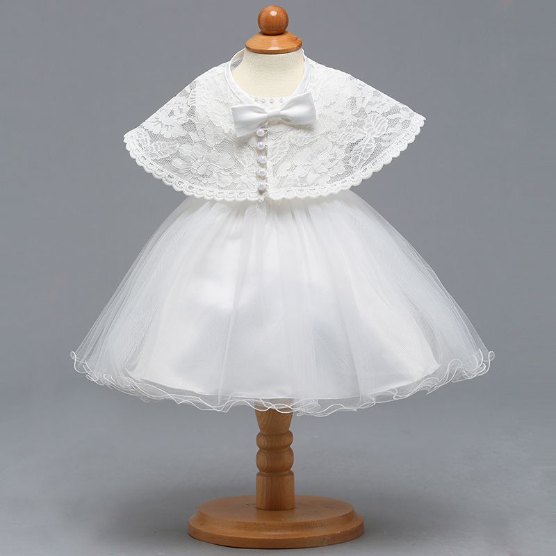 Wholesale Infant Baby Garment Baby Girl Princess Smocked Dresses With Shawl
