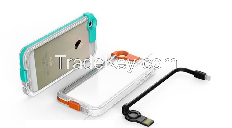 Call LED Flashing Lights Up Case Cover USB Charge Cable For iphone 5G 4G 6 plus 