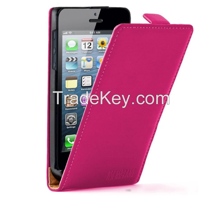Hot selling Wholesale China Vertical Flip Leather Holster Case Cover for iPhone 5C with Belt Clip