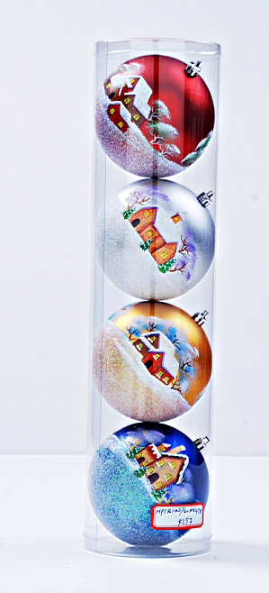 Christmas printed balls