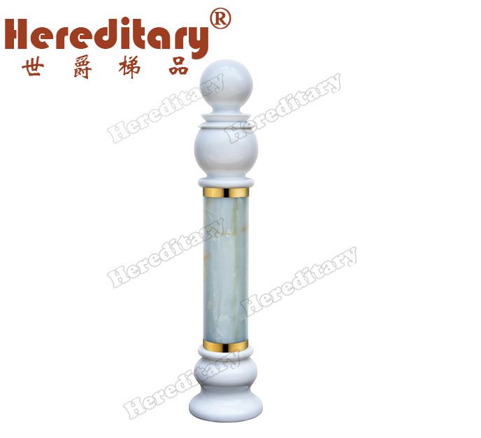Chinese Style Natural White Jade Stone Kingpost 