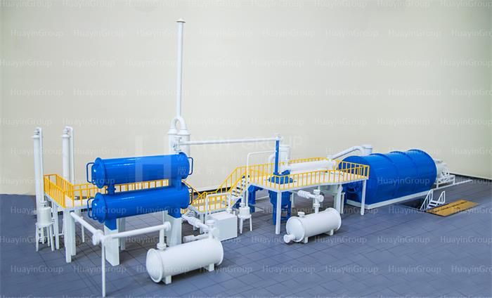 High efficiency tire recycling machine turn waste to energy