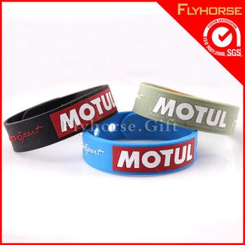 Wholesale high quality promotion silicone wristband