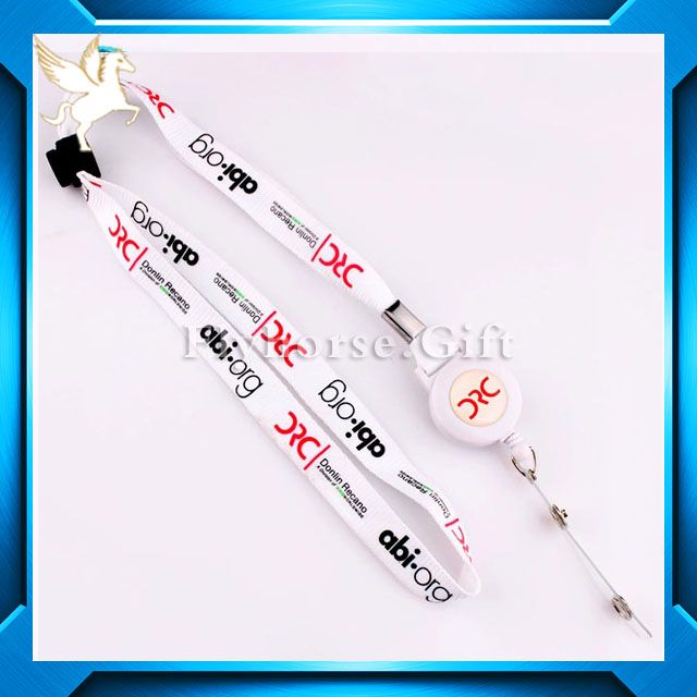 Popular  cheap fashion polyester lanyard