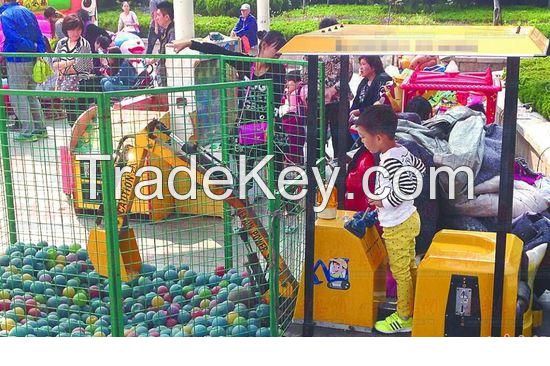 amusement park kids excavator, amusement park equipment, kids playground equipment