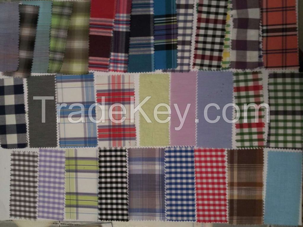 cotton yarn dyed fabric for shirts