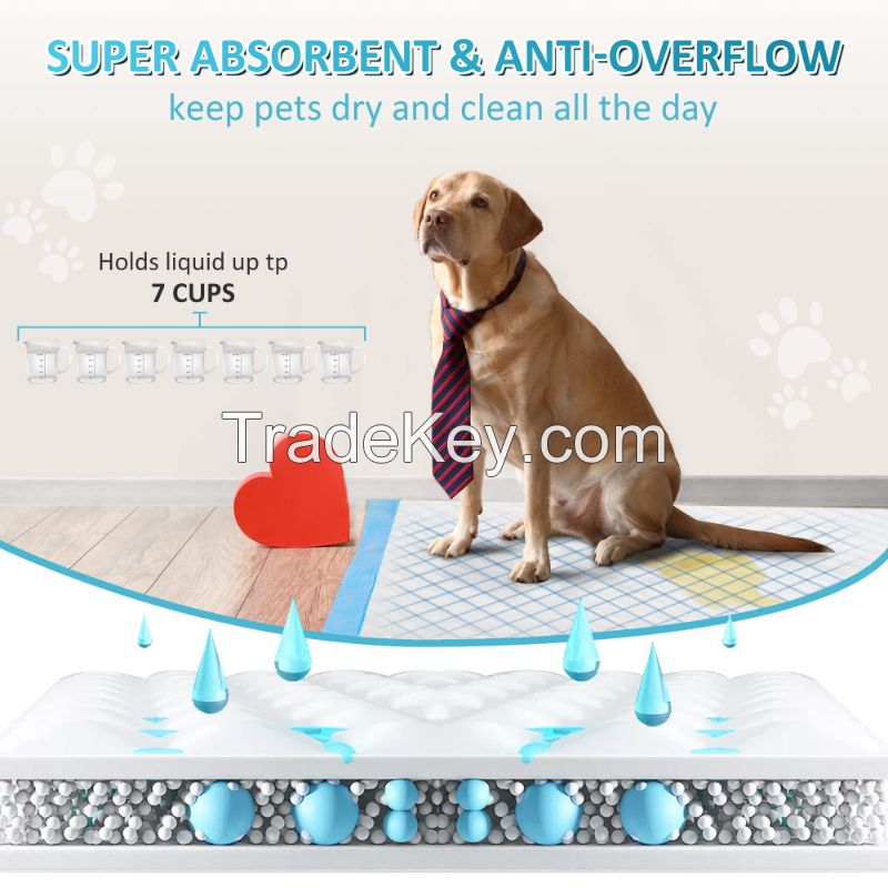 Soft Touch Leak-Proof Strong Absorption Skin Friendly Pee Pads for Dogs Dog Training Pads Underpads Puppy Pads