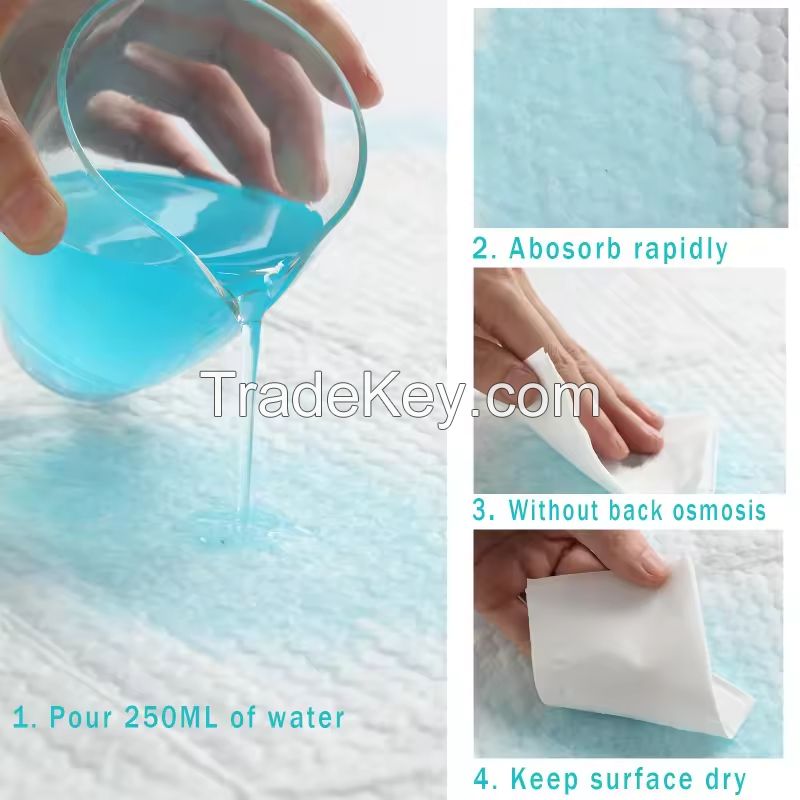 Soft Touch Leak-Proof Strong Absorption Skin Friendly Pee Pads for Dogs Dog Training Pads Underpads Puppy Pads