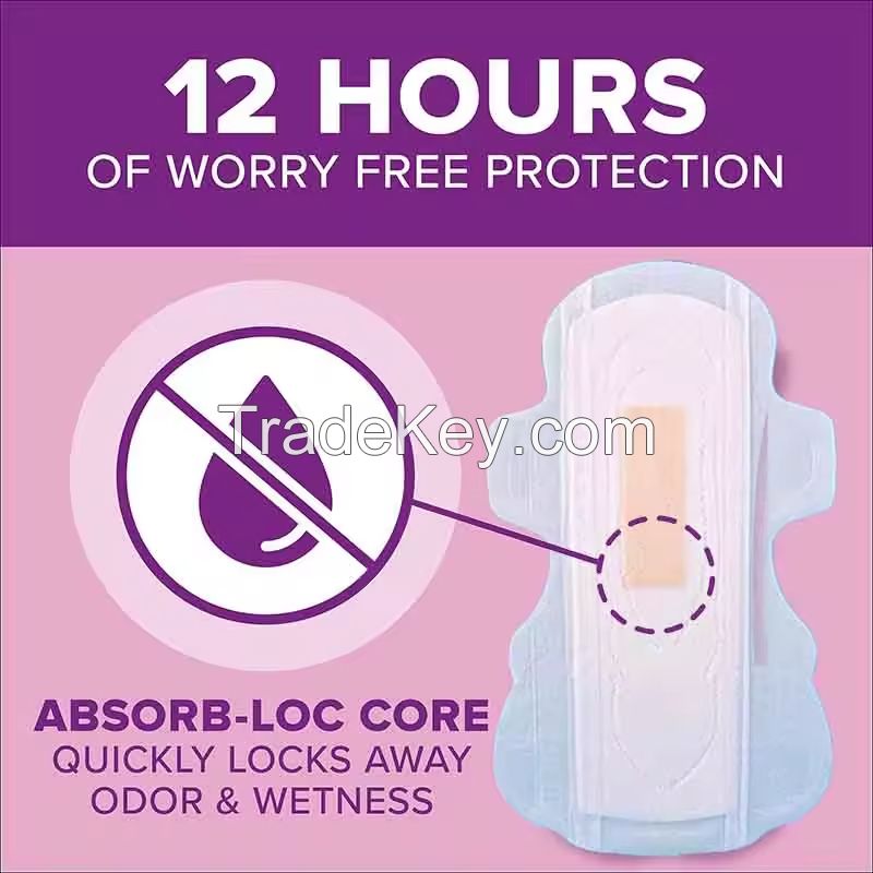 OEM/ODM High Quality Winged Sanitary Napkin Pad Menstrual Thick Pads Feminine Sanitary Napkin Sanitary Towel for Women