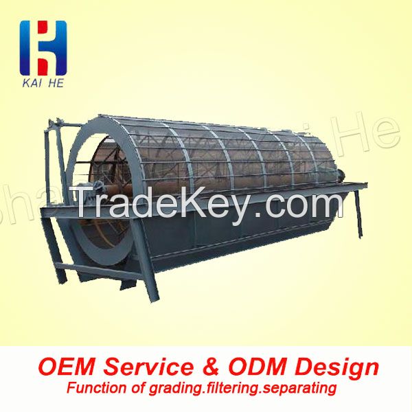 Fast delivery and high output drum sieve