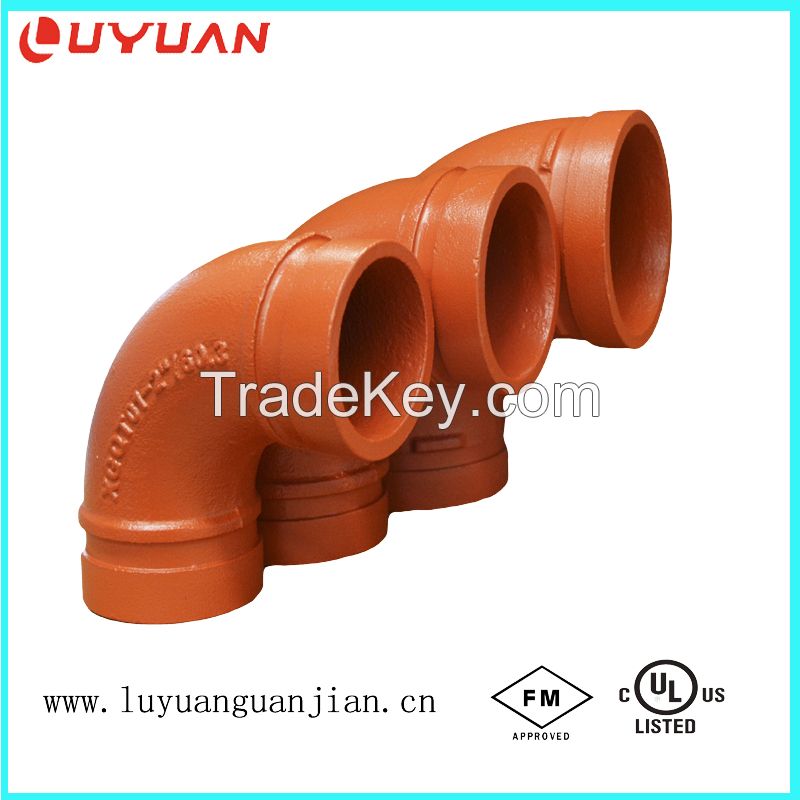 FM /UL/ CE Grooved Pipe Coupling for Fire Fighting Sprinkler System