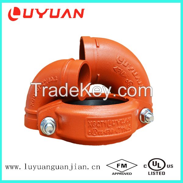 FM /UL/ CE Ductile Iron Elbow with Victaulic Standard