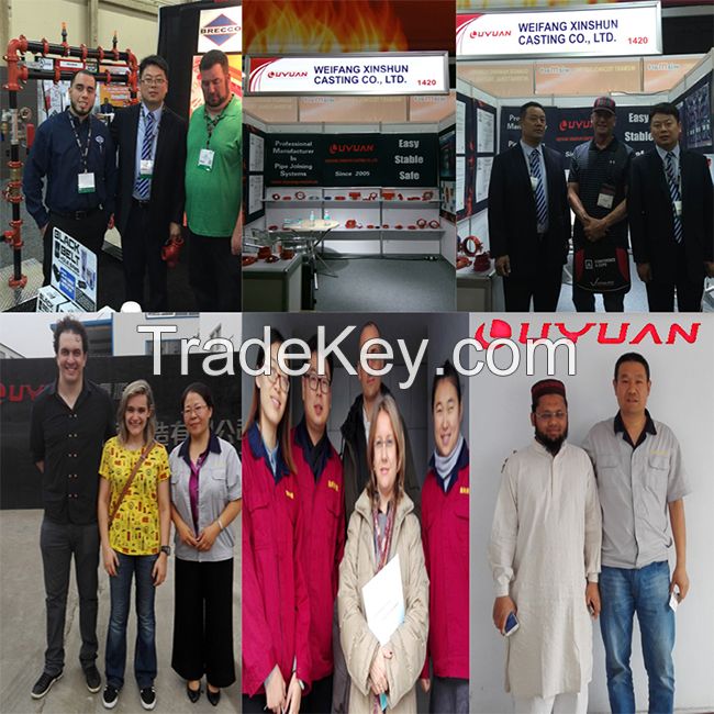 FM /UL/ CE Ductile Iron Elbow with Victaulic Standard