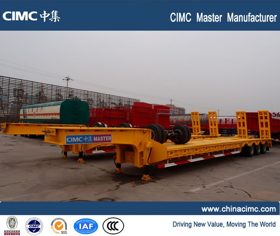 CIMC 13m length low bed trailer