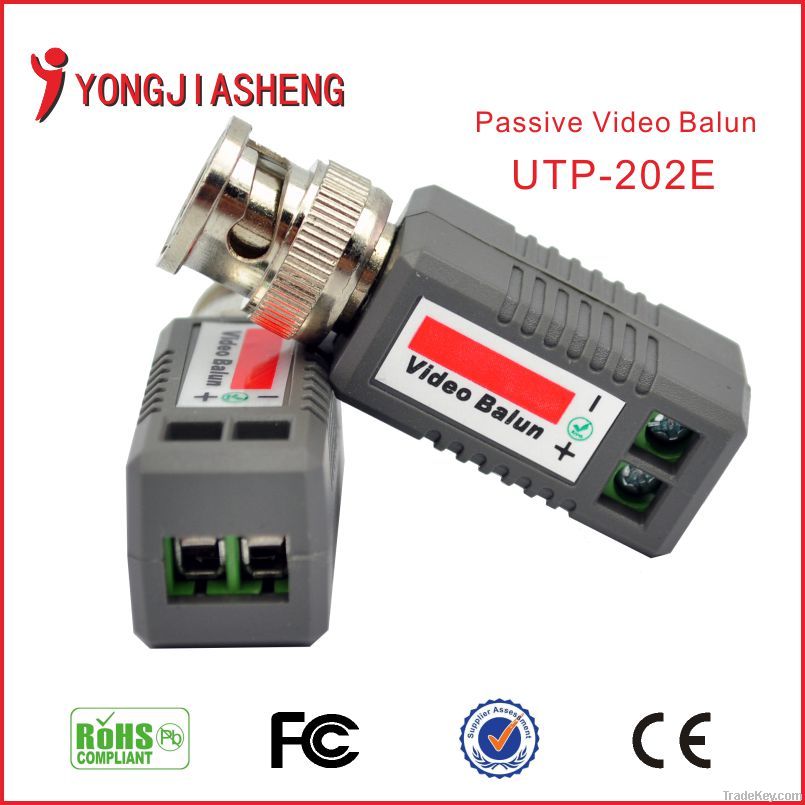 High-fidelity performance 1CH passive utp video balun Cat5 RJ45 Balun