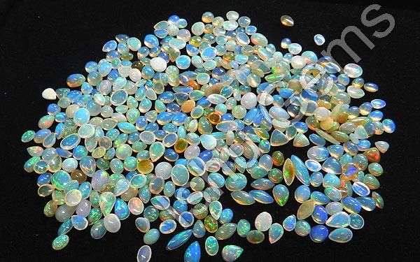 10 pcs Gms Ethiopian opal Freeform Loose Cabochon