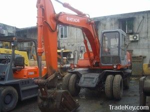 Used Hitachi Ex100WD Wheel Excavator