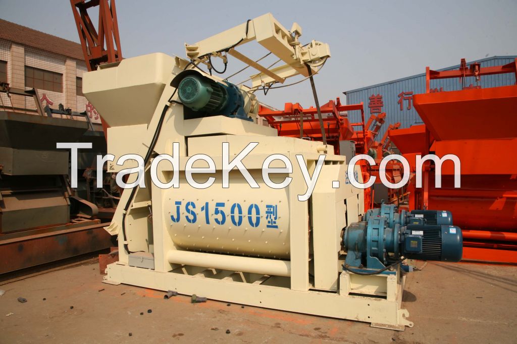 JS1500 Factory Supply Concrete Mixing Machine 