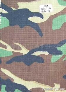 100% forest camouflage uniform ribstop fabric