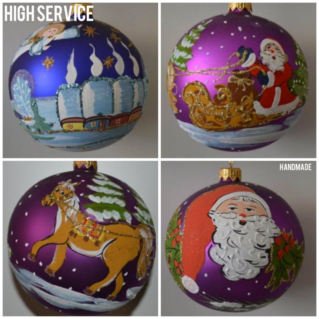 Hand Painted Christmas Ornament