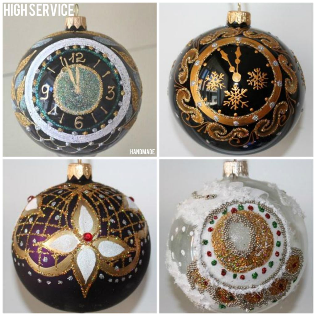 Hand Painted Christmas Ornament