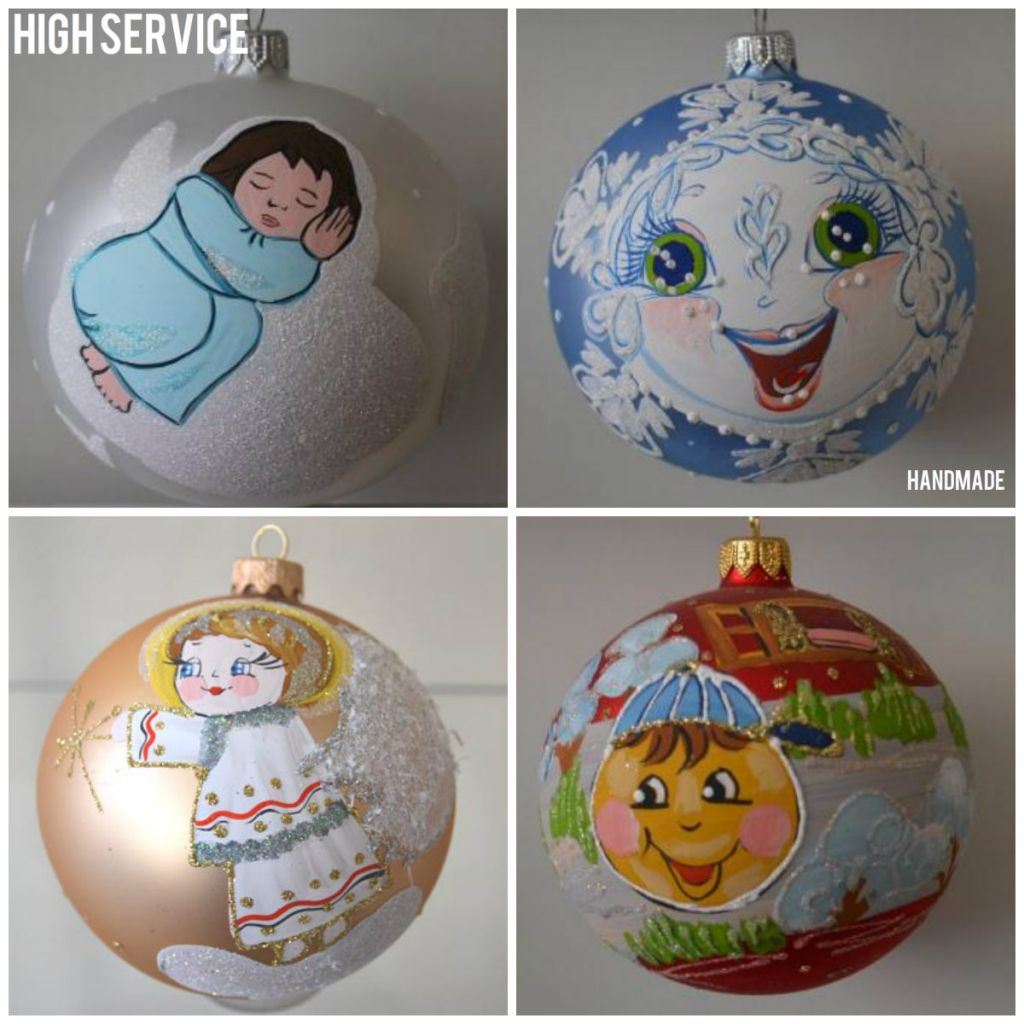 Hand Painted Christmas Ornament