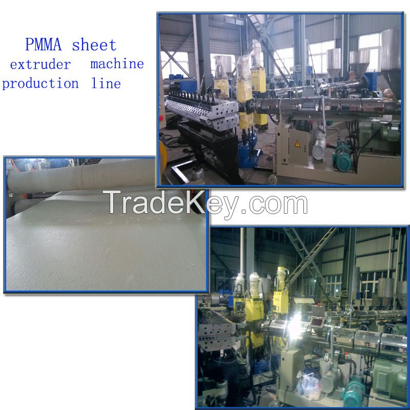 sheet plastic extruder machine