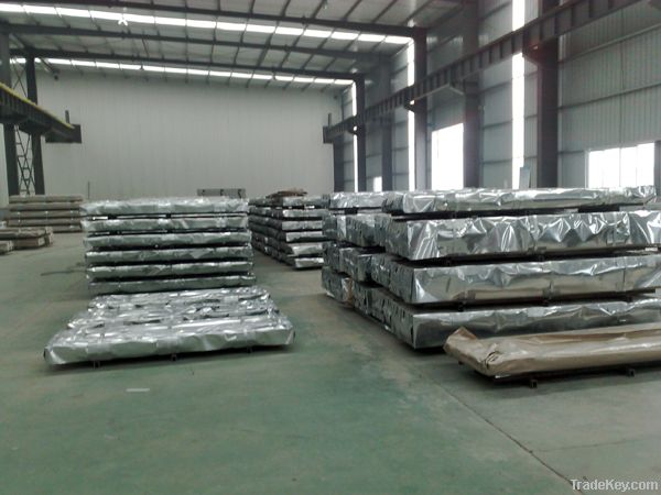 Galvanized corrugated roofing sheets