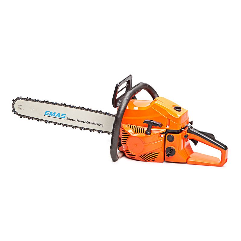 gasoline chainsaw, brush cutter, concrete saw, and spare parts